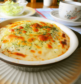 炊飯器で簡単*チキンライスドリア